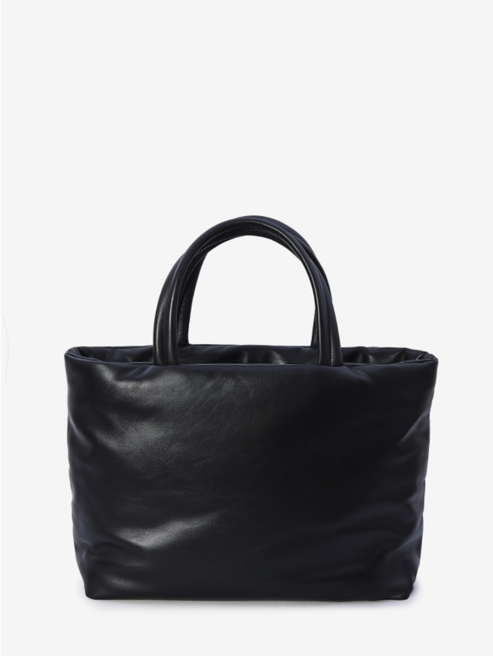 Like New!!! Saint Laurent Wide Puffer Tote in Black Lambskin Leather YSL Nappa - Picture 3 of 15